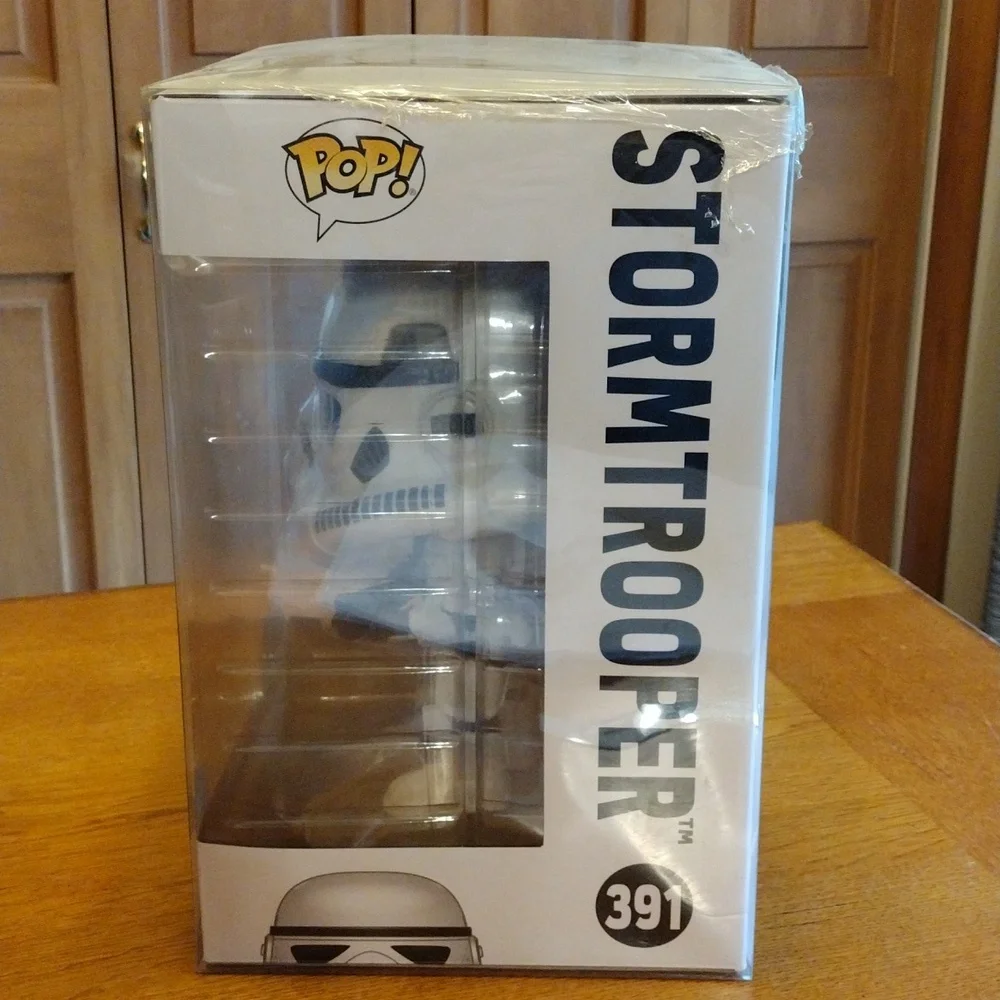 Large 10" Funko Pop STORMTROOPER #391 Star Wars Celebration Bobble Head - Picture 5 of 8